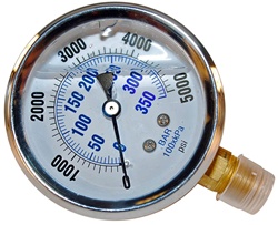 STAINLESS STEEL LIQUID FILLED GAUGE