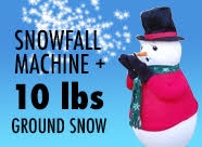 Snowfall Machine plus 10 lbs Instant Snow