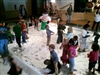 photo of kids playing with fake snow