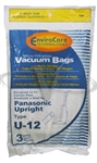 Panasonic Bag Paper U-12 Micro 3 Pack Envirocare