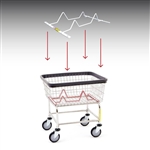 R&B Wire Laundry Cart Child Basket Inhibitor