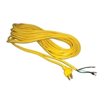 50' 3 Wire 18/3 Yellow Commercial FITALL Cord with
