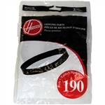 Hoover Style 190 Genuine Vacuum Belt (2 Pk) 40201190