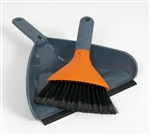 Casabella Dustpan Set Medium Blue and Yellow