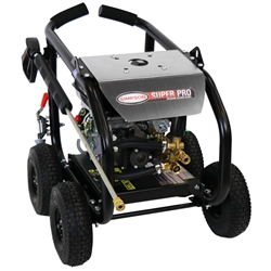 SIMPSON SuperPro Roll-Cage 3600 PSI at 2.5 GPM SIMPSON GB210 AAA Triplex Plunger Pump Cold Water Professional Gas Pressure Washer, Model # SW3625SADS