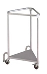 R&B Wire Deluxe Triangular Hamper, Powder Coated 18" - No Lid