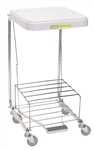 Wire Elevated 7" Shelf for 692 Hamper (new style), Reduces Bag Capacity