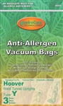 Replacement Hoover Anti-Allergen Bag Type Y (3pk) A856