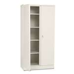 basyx&trade; Easy-to-Assemble Storage Cabinet, 36w x 18d x 72h, Putty # BSXC187236L