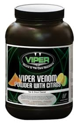 Viper Venom Powder with Citrus CR23A Tile and Grout Floor Cleaner Commercial 4 - 6 lb. Tubs