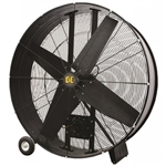 BE FD42B - 42" Belt Drive Drum Fan 4 Blade 735 watts 2 Speed