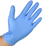 ERC BLUE NITRILE GLOVES POWDER FREE 5.5 MIL CASE OF 1000, LARGE, GN5PFBLULRG