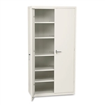 HON Assembled High Storage Cabinet, 5 Adjustable Shelve