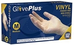 AMMEX Gloveplus IVPF Powder Free Vinyl Disposable Gloves 5mil - Small - Case of 1000