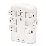 Innovera&reg; Wall Mount Surge Protector, 6 Outlets, 2160 Joules # IVR71651