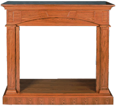 Fireplace Mantel with Trim Kit, M32-M-MO, Vintage Oak