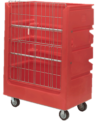 Maxi-Movers M8592 48 Cubic Ft. Turnabout Truck w/ Non-Removable Wire  Shelves