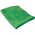 Microfiber Terry Cleaning Cloths 16x16 Green- Pack of 48