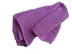 Microfiber Terry Cleaning Cloths 16x16 Purple- Pack of 48