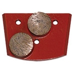 EDCO QC2B-HC-0030 30 - Grit Double Diamond Grinding Dot (Hard Concrete)