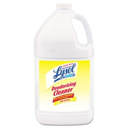 Professional LYSOL&reg; Brand Disinfectant Deodorizing Cleaner, 1 gal. Bottle, Concentrate, Lemon, 4/Carton # RAC76334CT
