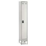 Safco&reg; Single Tier Locker, 12w x 18d x 78h, Two-Tone Gray # SAF5522GR