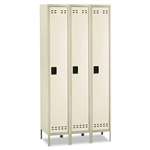 Safco&reg; Single Tier, Three-Column Locker, 36w x 18d x 78h, Two-Tone Tan # SAF5525TN