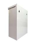S.A.C. Sanitary Napkin & Tampon Disposal Receptacle -White powder coated steel - 1 Unit # TD1000WH