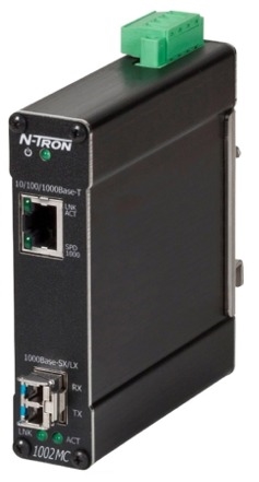N-Tron 1000 Series Gigabit Industrial Media Converter