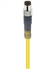 Lumberg Automation RSMV 3-593/2 M Male Straight M8 Molded Cable