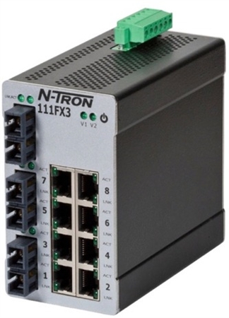 N-Tron 111FX3 Industrial Ethernet Switch