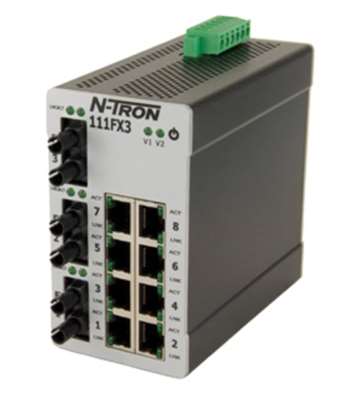 N-Tron 111FX3 Industrial Ethernet Switch