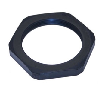 Mencom 234PA/SW 3/4" NPT Black Plastic Locking Nut