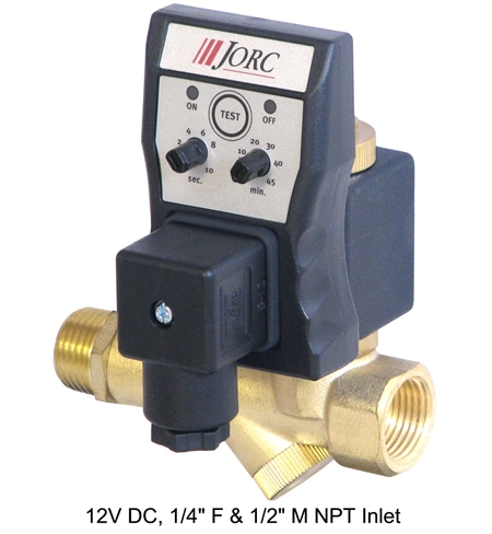 Jorc 2553-LV 12V DC COMBO Timer Controlled Drain