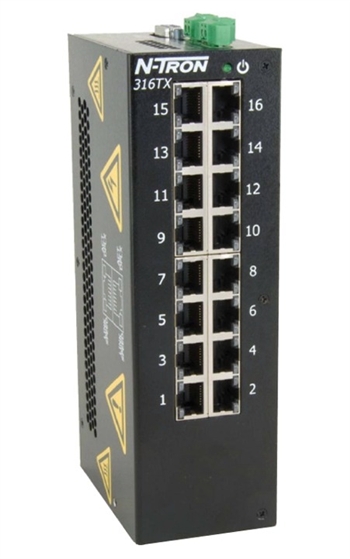 N-Tron 16 Port Industrial Ethernet Switch - 316TX