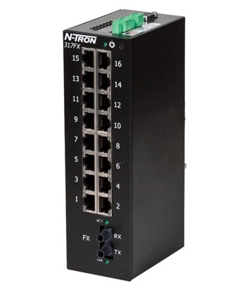 N-Tron 317FX 17 Port Ethernet Switch w/ N-View OPC Server