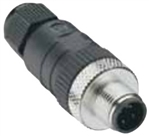 Lumberg Automation M12 Connector, 4 Pin, Male Straight, PG 7, Spring Terminals