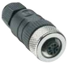 Lumberg Automation M12 Connector, 3 Pin, Female Straight, PG 9