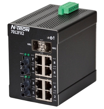 N-Tron 7012FXE2 Industrial Ethernet Switch