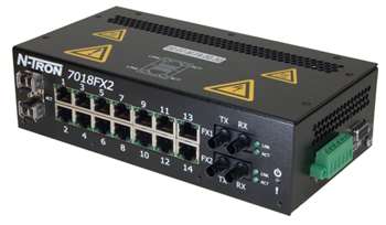 N-Tron 7018FX2 Industrial Ethernet Switch