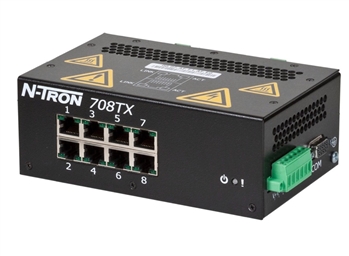 N-Tron 8 Port Industrial Ethernet Switch - 708TX