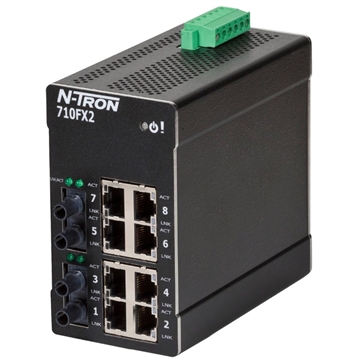N-Tron Ethernet Switch with ST Style Fiber Ports