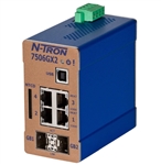 N-Tron Gigabit Ethernet Switch w/ 2 SFP 1000BaseSX Ports - 7506GX2-SX