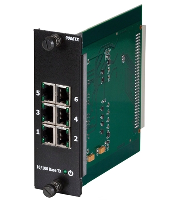 N-Tron 6 Port Modular Industrial Ethernet Switch - 9006TX