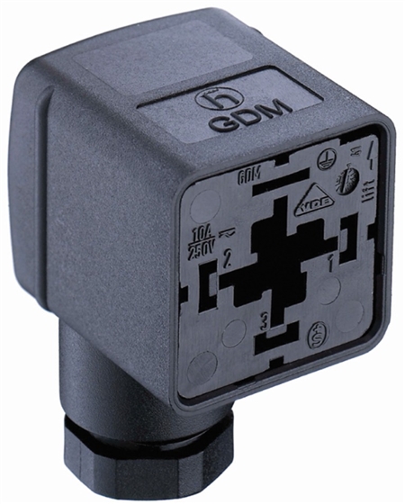 Hirschmann M16 Form A Solenoid Valve Connector