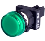 Deca 22 mm Green LED Pilot Lamp, Marking Plate Head, 12V