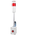 Menics ATEP-R-B 1 Tier Tower Light, Red, Buzzer