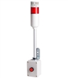 Menics ATEP-R-Z 1 Tier Tower Light, Red, Buzzer