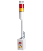 Menics ATEP-RY-B 2 Tier Tower Light, Red Yellow, Buzzer