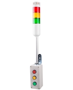 Menics ATEP-RYG-B 3 Tier Tower Light, Red Green Yellow, Buzzer